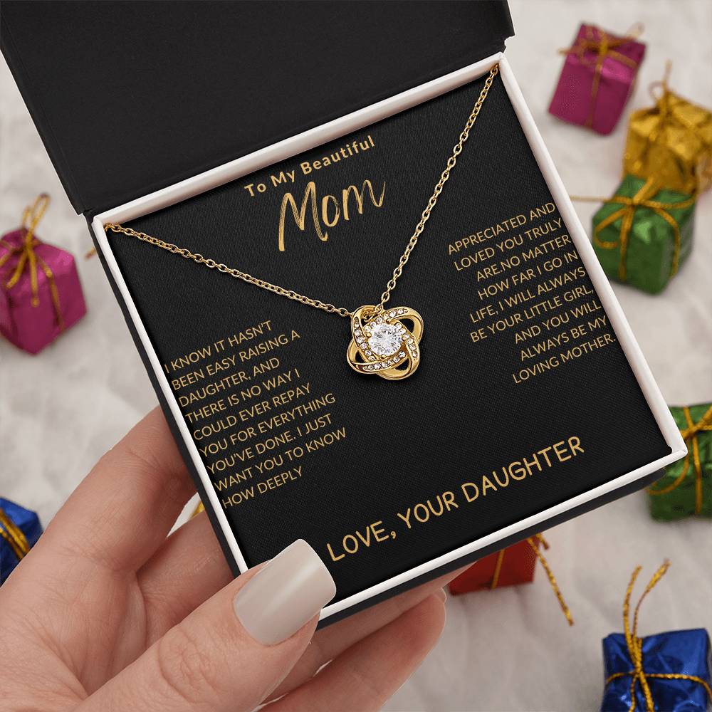 beautiful mom daughter