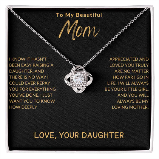 beautiful mom daughter