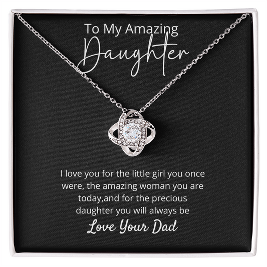 to my daughter necklace from dad