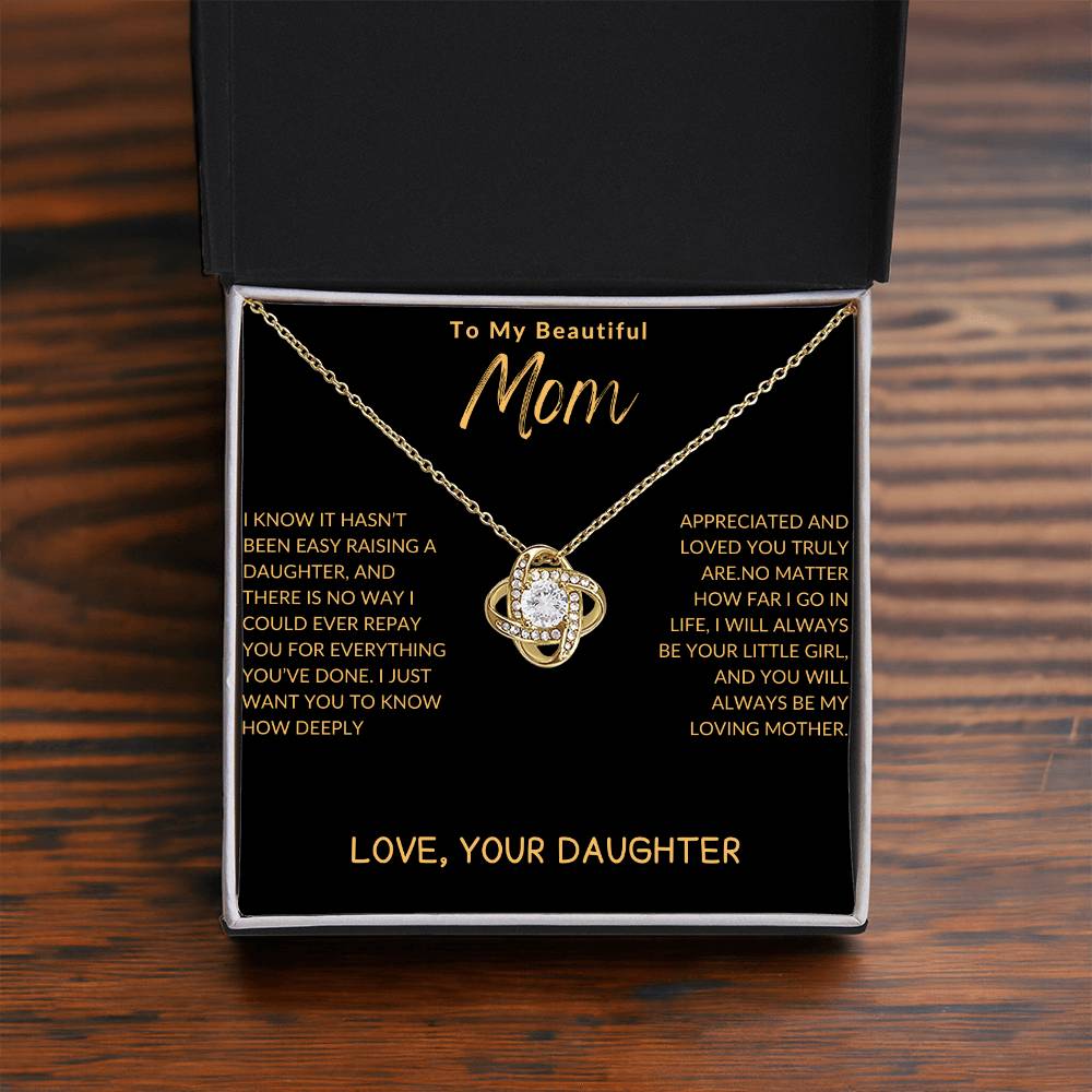 beautiful mom daughter