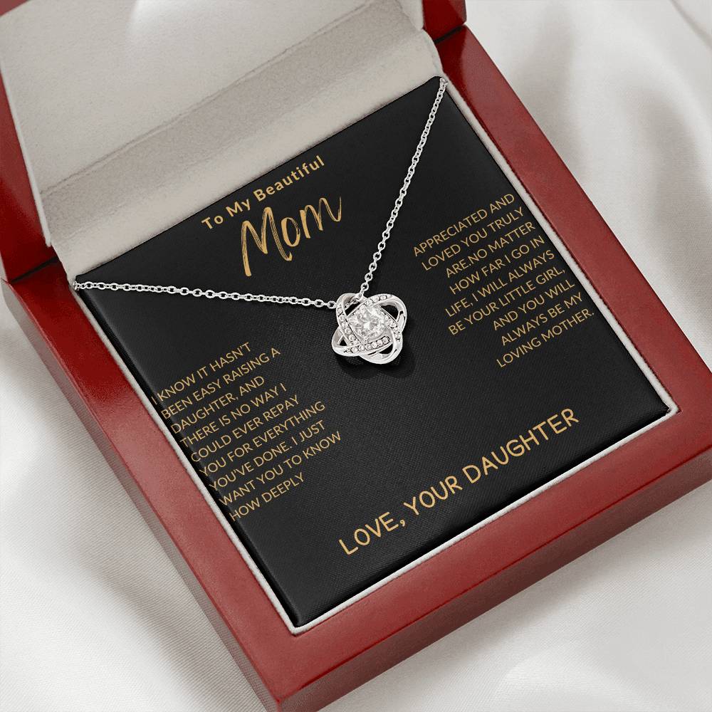 beautiful mom daughter